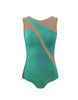Hologram Sleeveless Spectral Leotard Nude Mesh