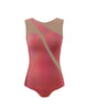Hologram Sleeveless Spectral Leotard Nude Mesh