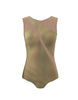 Hologram Sleeveless Spectral Leotard Nude Mesh