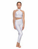 Solid Hologram and Mesh Voltage Unitard