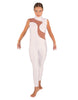 Solid Lycra Shadows Sleeveless TNeck Unitard
