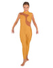 Solid Lycra Shadows Sleeveless TNeck Unitard