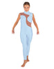 Solid Lycra Shadows Sleeveless TNeck Unitard