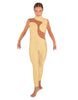 Solid Lycra Shadows Sleeveless TNeck Unitard