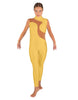 Solid Lycra Shadows Sleeveless TNeck Unitard