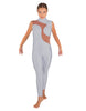 Solid Lycra Shadows Sleeveless TNeck Unitard