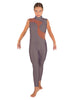 Solid Lycra Shadows Sleeveless TNeck Unitard