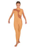 Solid Lycra Shadows Sleeveless TNeck Unitard