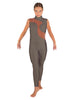 Solid Lycra Shadows Sleeveless TNeck Unitard