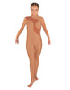 Solid Lycra Shadows Sleeveless TNeck Unitard