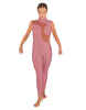 Solid Lycra Shadows Sleeveless TNeck Unitard