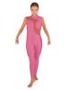 Solid Lycra Shadows Sleeveless TNeck Unitard