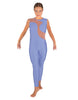 Solid Lycra Shadows Sleeveless Unitard