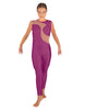Solid Lycra Shadows Sleeveless Unitard