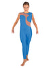 Solid Lycra Shadows Sleeveless Unitard
