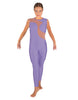 Solid Lycra Shadows Sleeveless Unitard