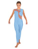 Solid Lycra Shadows Sleeveless Unitard