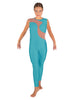 Solid Lycra Shadows Sleeveless Unitard