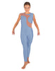 Solid Lycra Shadows Sleeveless Unitard