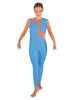 Solid Lycra Shadows Sleeveless Unitard
