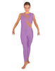 Solid Lycra Shadows Sleeveless Unitard