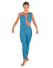 Solid Lycra Shadows Sleeveless Unitard
