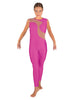 Solid Lycra Shadows Sleeveless Unitard