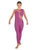 Solid Lycra Shadows Sleeveless Unitard