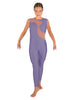 Solid Lycra Shadows Sleeveless Unitard