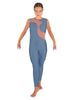 Solid Lycra Shadows Sleeveless Unitard
