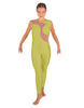 Solid Lycra Shadows Sleeveless Unitard