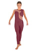 Solid Lycra Shadows Sleeveless Unitard