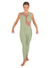 Solid Lycra Shadows Sleeveless Unitard