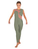 Solid Lycra Shadows Sleeveless Unitard