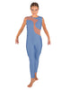 Solid Lycra Shadows Sleeveless Unitard