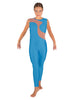 Solid Lycra Shadows Sleeveless Unitard