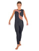 Solid Lycra Shadows Sleeveless Unitard