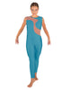 Solid Lycra Shadows Sleeveless Unitard