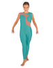 Solid Lycra Shadows Sleeveless Unitard
