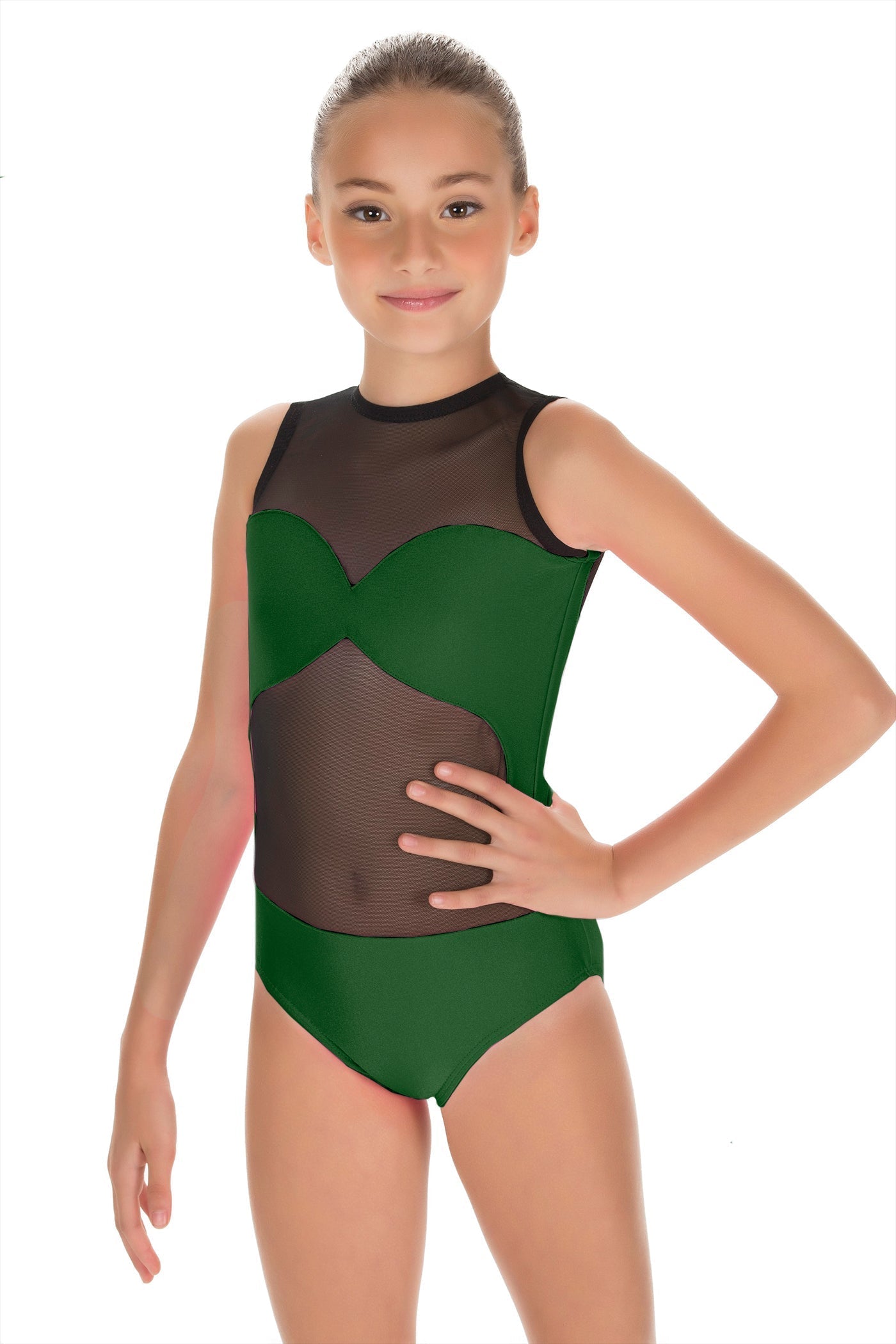 Solid Lycra Stay Leotard