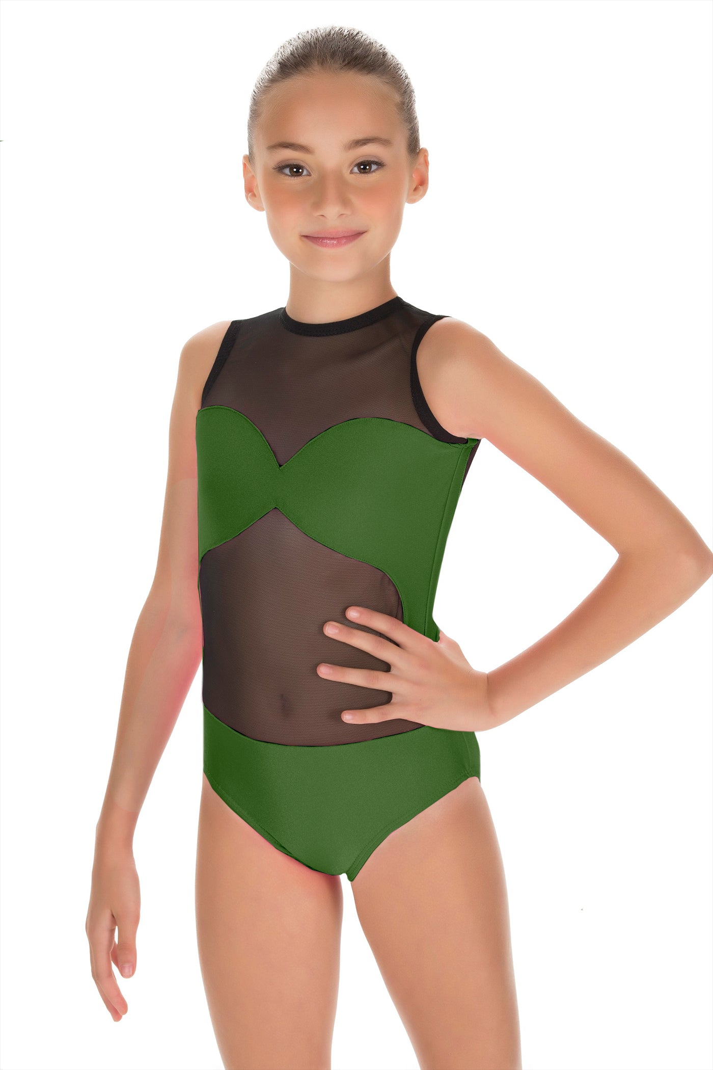 Solid Lycra Stay Leotard