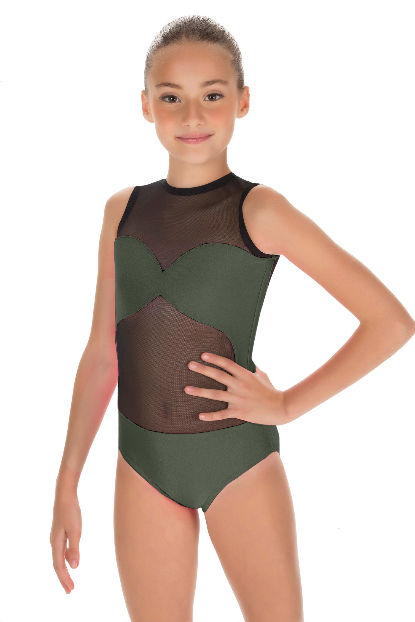 Solid Lycra Stay Leotard