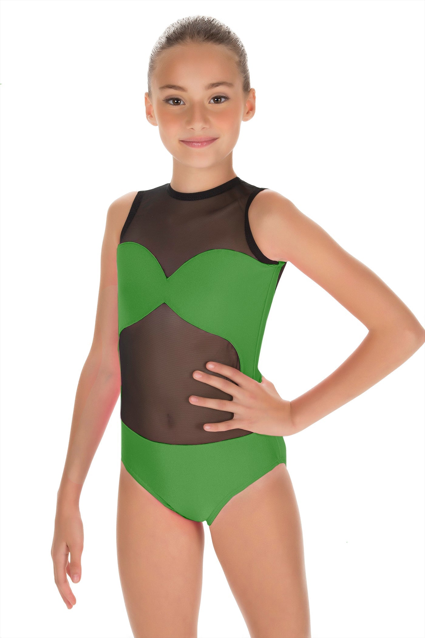 Solid Lycra Stay Leotard