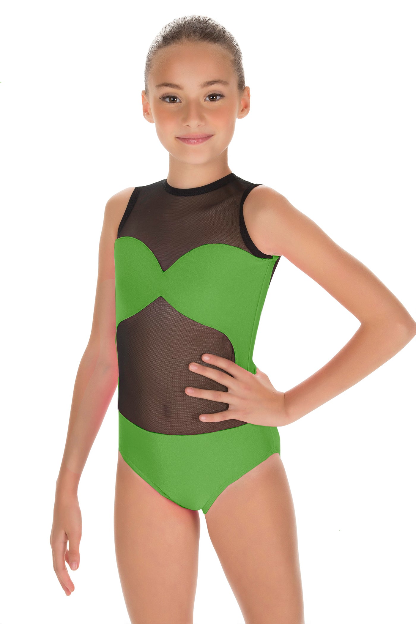 Solid Lycra Stay Leotard