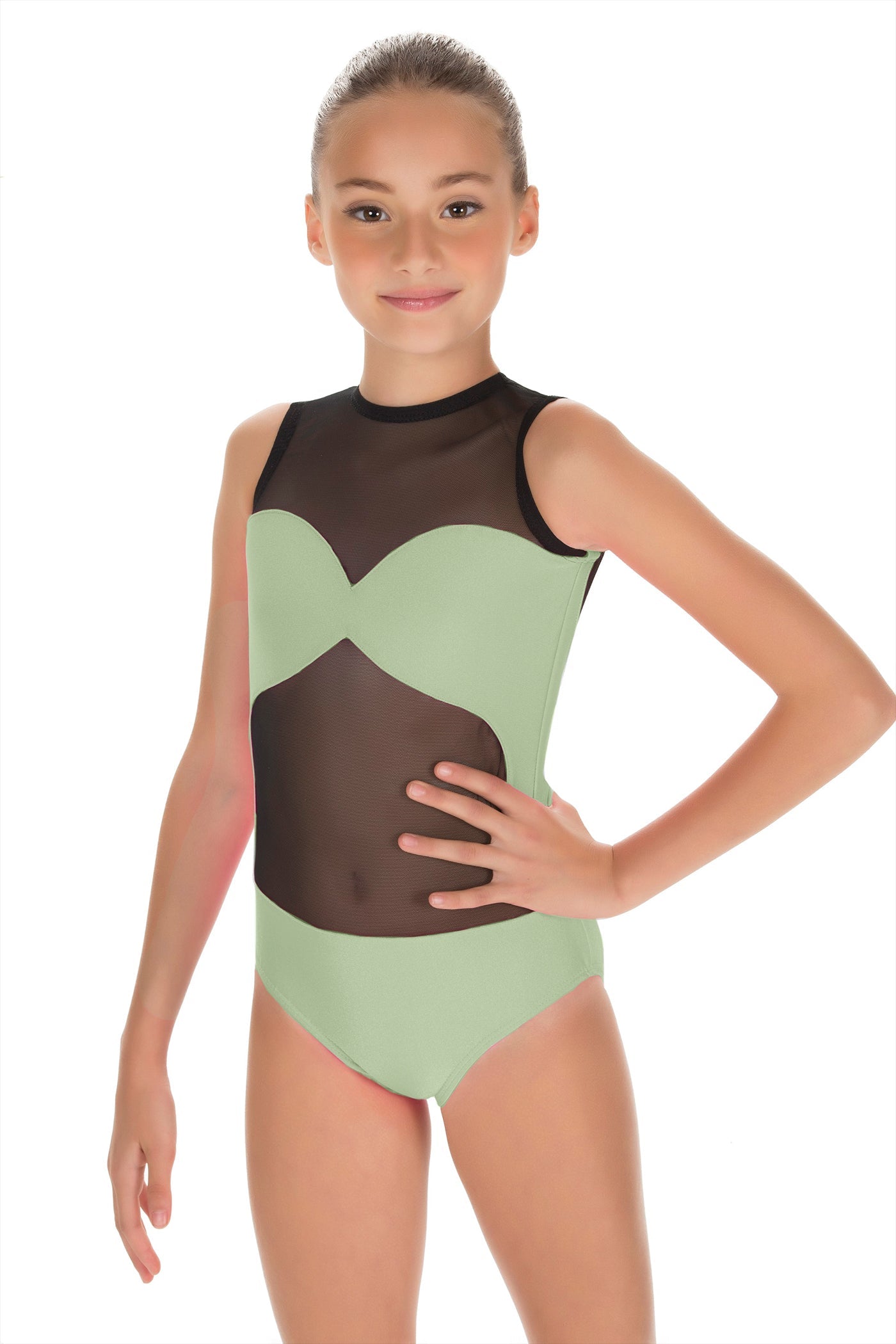 Solid Lycra Stay Leotard