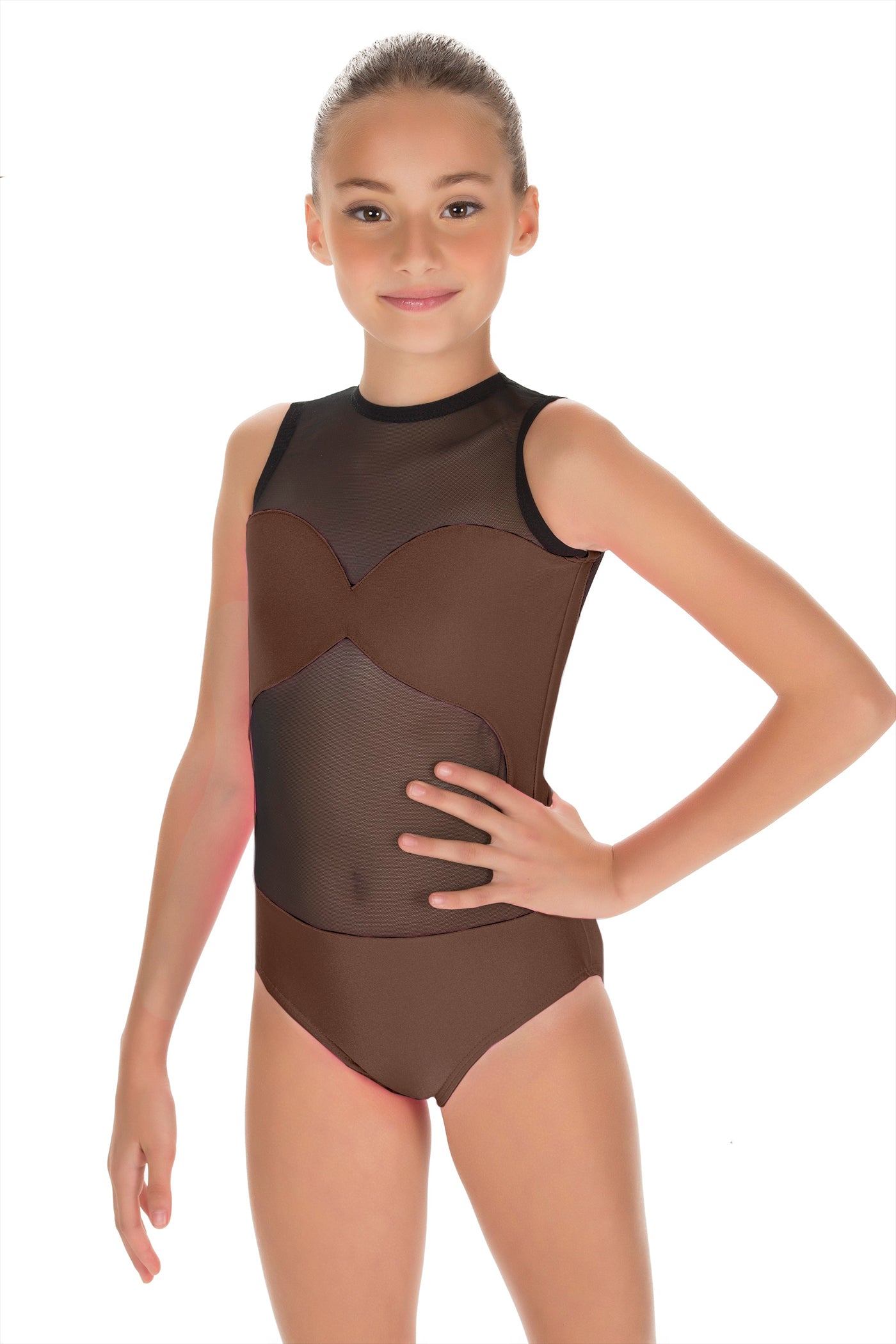 Solid Lycra Stay Leotard