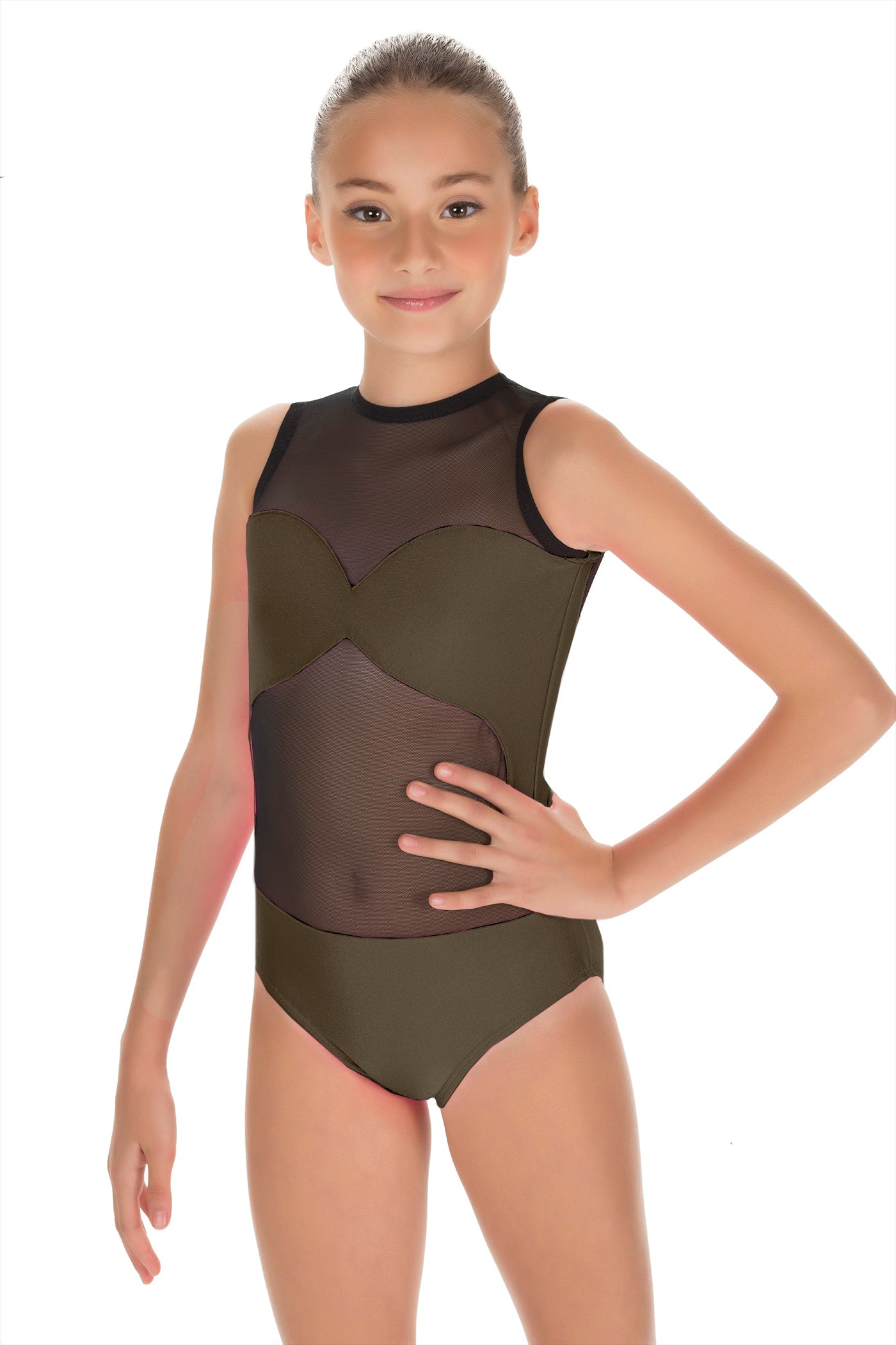 Solid Lycra Stay Leotard