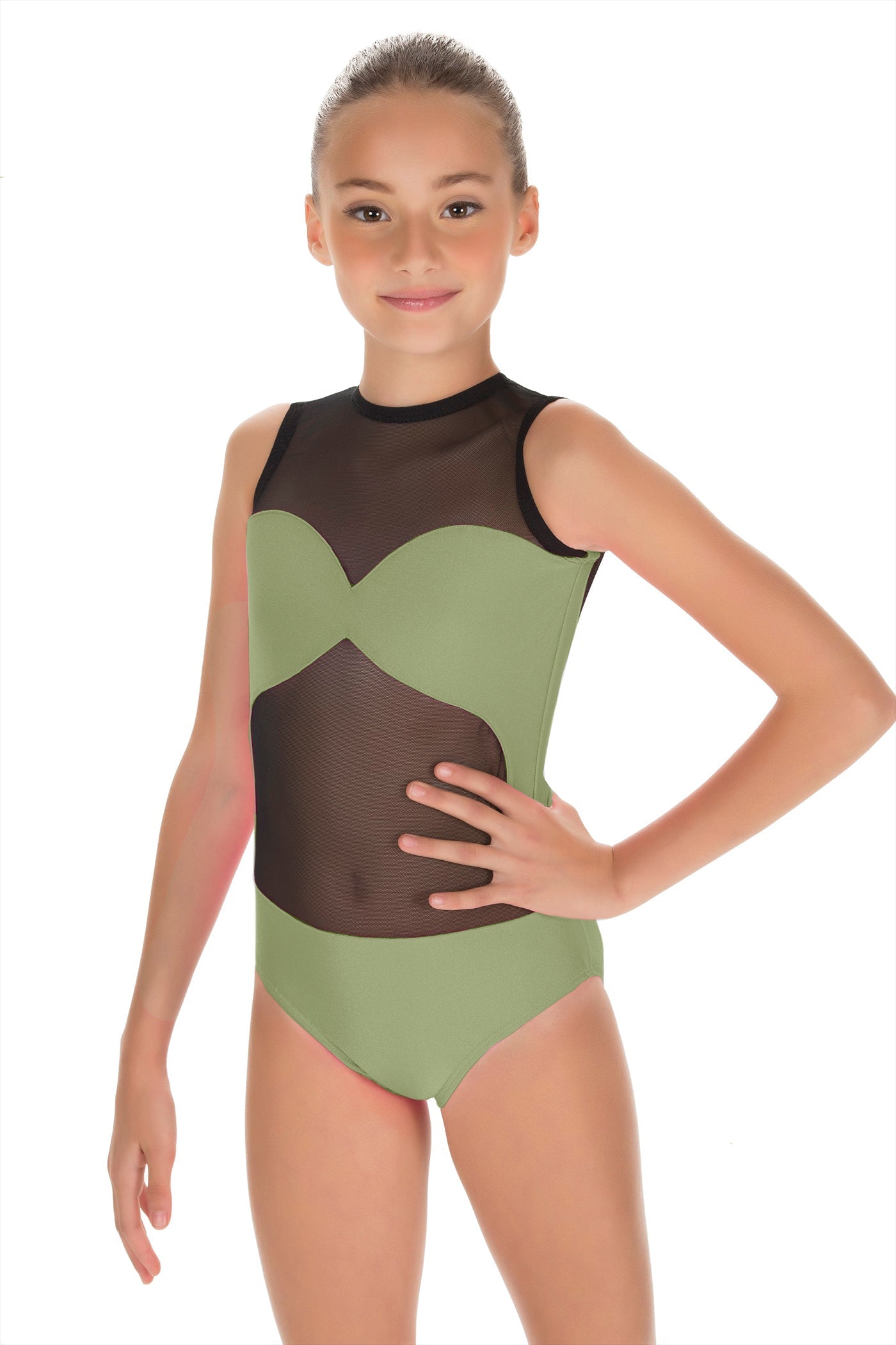 Solid Lycra Stay Leotard