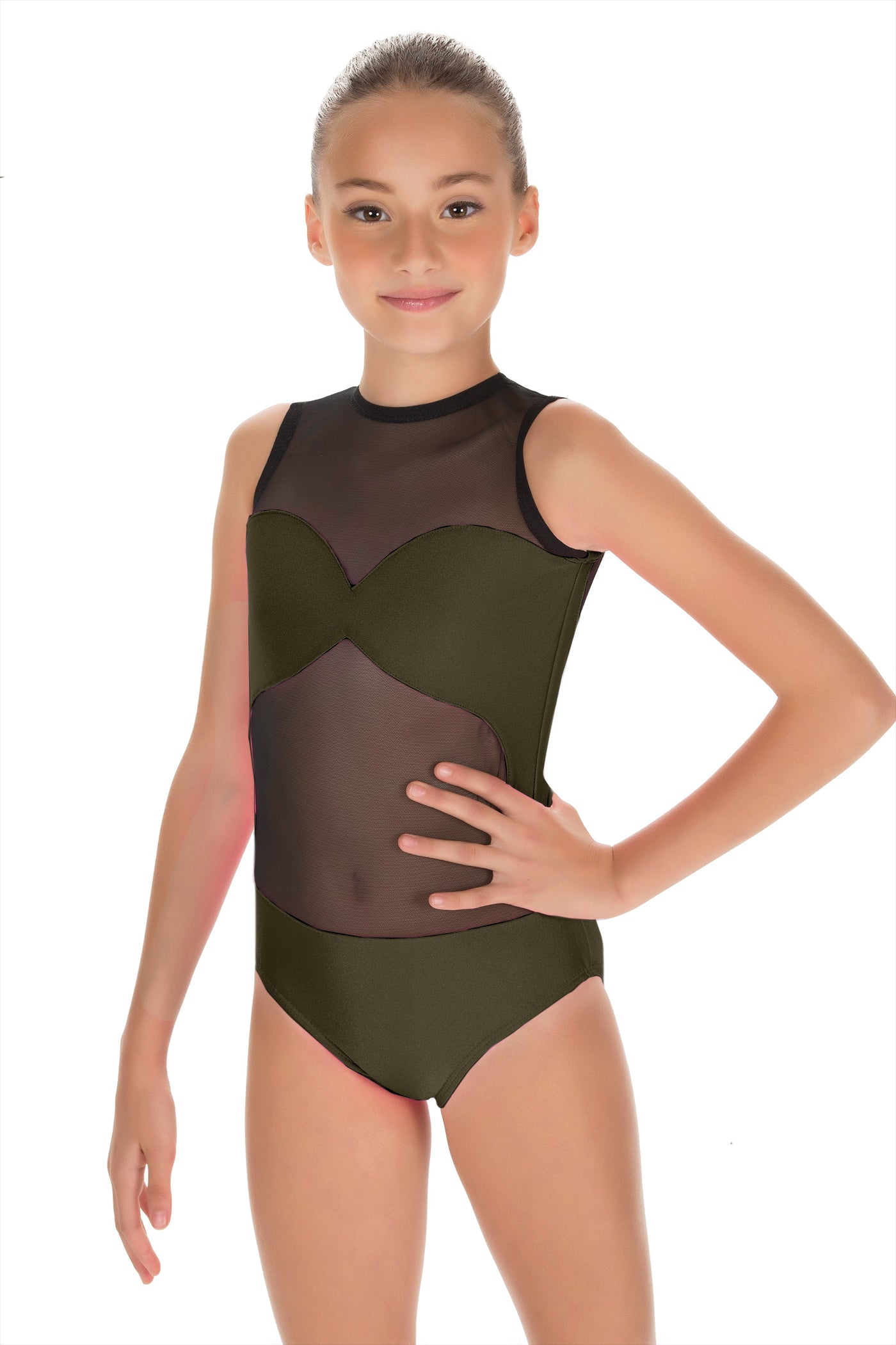 Solid Lycra Stay Leotard