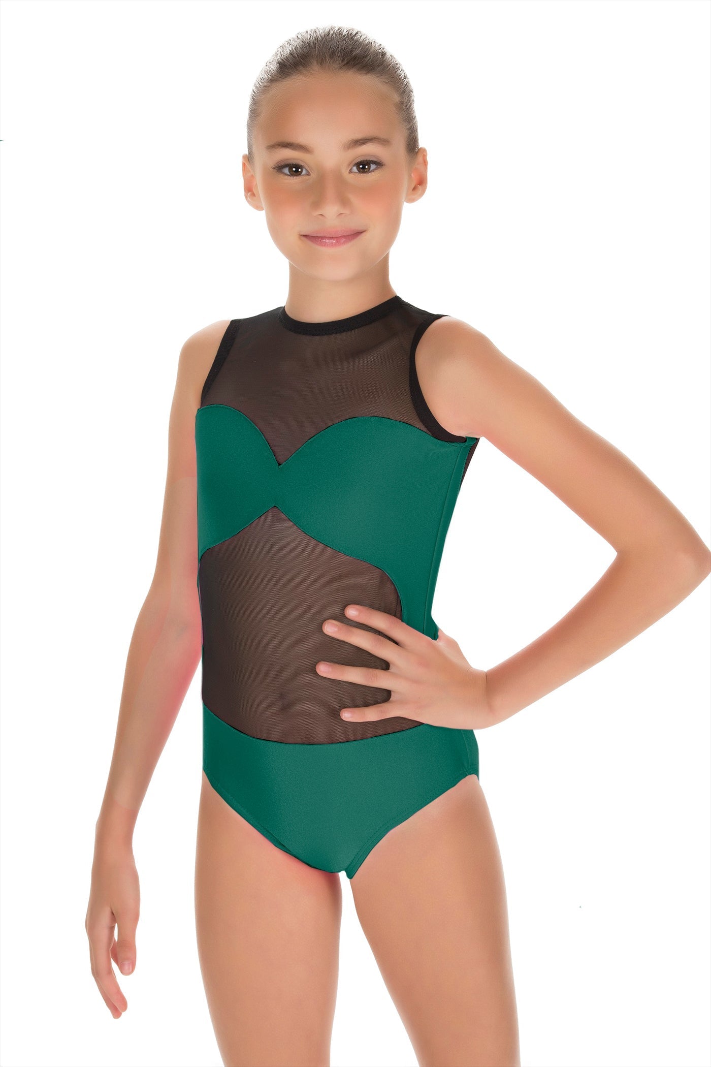 Solid Lycra Stay Leotard
